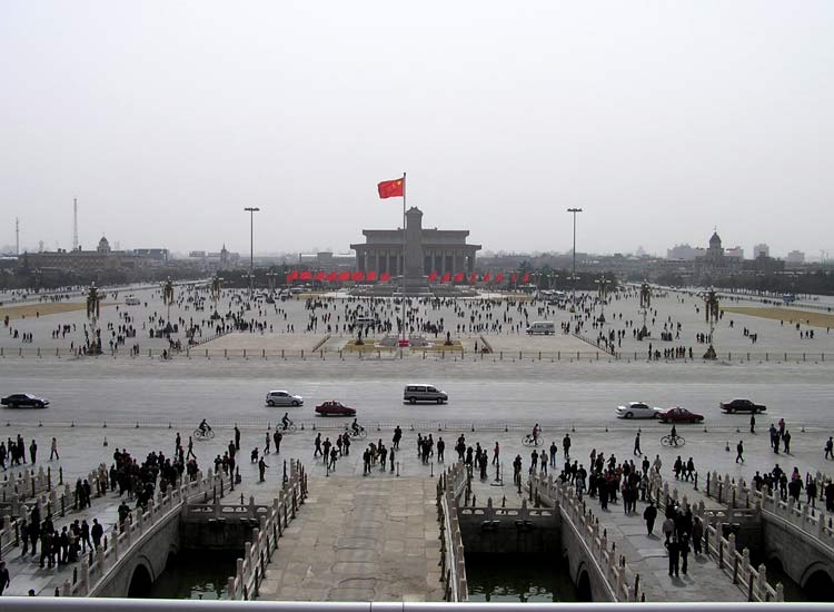 Pohled na náměstí Nebeského klidu